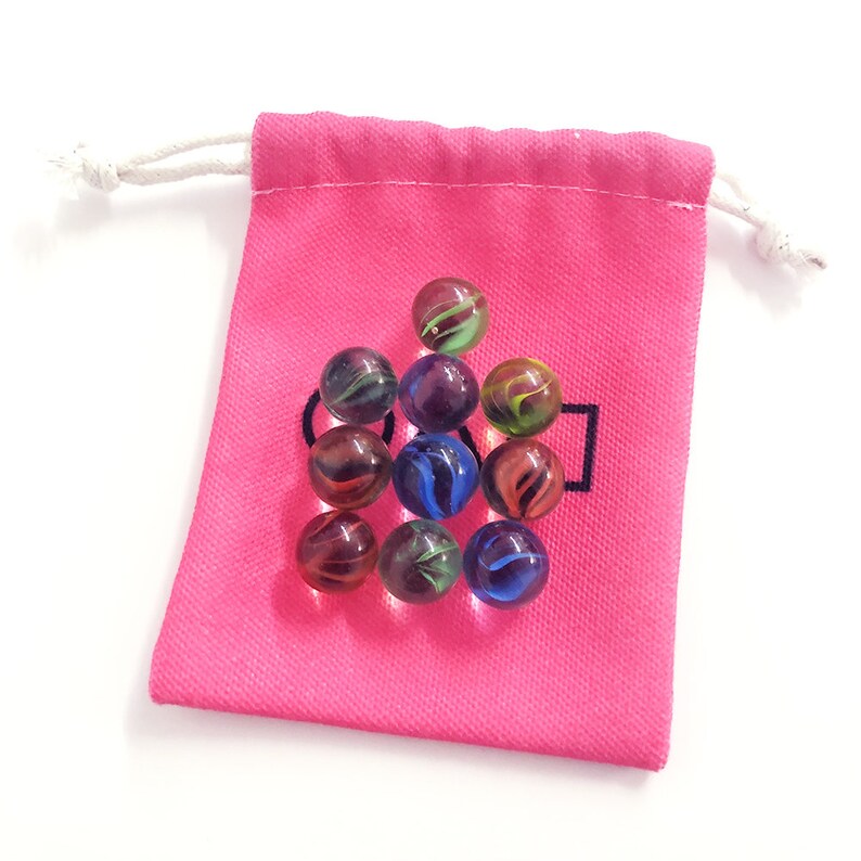 Set of 10 Squid Game Marbles With Squid Game Bageven or Odd Etsy