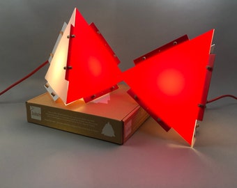 White Nordic design pendant light. Easy to assemble origami style light fixture. Eco-friendly multipurpose lamp to hang or place. Zen light.