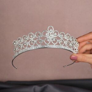 Crystal Bridal Tiara Headpiece, Wedding Tiara, Wedding Headpiece, Rhinestone Tiara Tiara And Crown