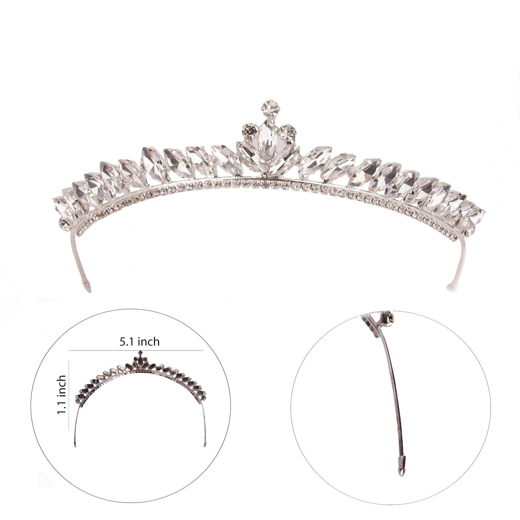 Gleaming Crystal Cut Wedding Crown - Etsy display picture 1