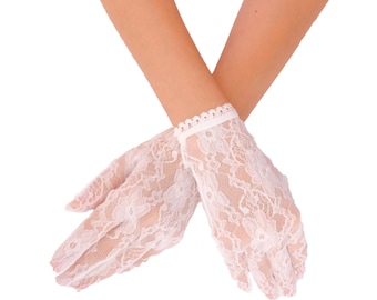 Lace Elegant Bridal Gloves Special Gloves for Henna Night Wedding Gloves for Wedding Dresses