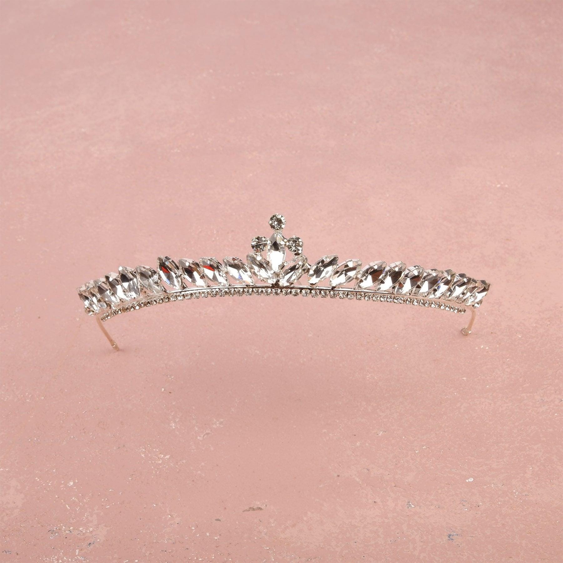 Crystal Gleaming Tiara Gleaming Crystal Cut Wedding Crown - Etsy main image 4