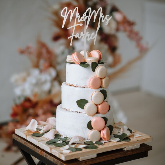 A-Z personalizzato da te decorazione torta in acrilico Toppers 26 lettere per anniversario matrimonio assistenza di supervisione personalizzabile