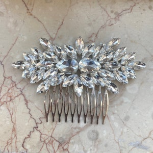 Wedding Crystal Hair Comb, Bridal Rhinestone Crystal Comb, Bridal Comb Crystal, Hair Comb, Wedding Accessory, Crystal Bridal Comb
