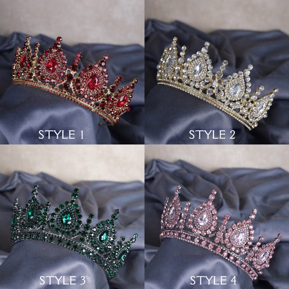 Bridal Crown, Crystal Tiara, Bridal Crown for Wedding  display picture 1
