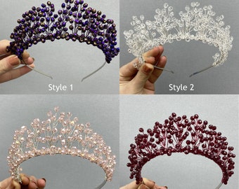 Crystal Bridal crown, wedding crown, wedding tiara , Bridal   crown, Crystal Crown, Bridal Tiara, for  crown, Crown, tiara, kron