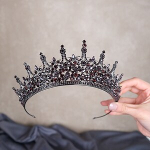 Couronne Et écharpe "Birthday Queen" - Diadème Cristal + Sash Rose - Anniversaire 30/40/50 Ans, Cadeau Femme/fille
