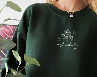 Trots en vooroordeel Jane Austen Geschenken Dark Academia Bookish Sweatshirt Light Academia Mr Darcy Boek Sweatshirt Esthetische Kleding Jane Austin