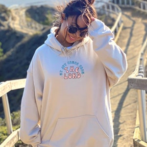 Jesus Hoodie Christian Hoodie Jesus Sweatshirt Trust in the Lord Jesus Apparel Christian Sweatshirt Aesthetic Clothes Christian Merch