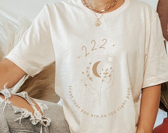 Angel Number Manifest 222 Angel Number Prayer Shirt Angel Numbers Angel Number Shirt Angel Shirt Spirituality Shirt Angel Aesthetic