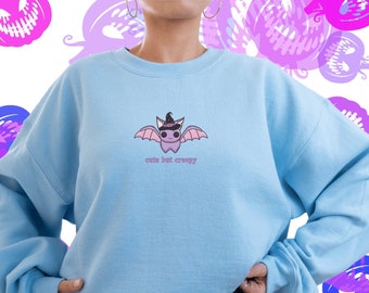 Pastel Halloween Pastel Goth Clothing Kawaii Goth Pink Goth Cute Halloween Spooky Sweatshirt Halloween Clothes Halloween Aesthetic Cute Goth