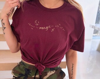 Mystical shirt Celestial Shirt Witchy Shirt  Good Energy Shirt Positive Vibes Shirt Trendy Clothes  Aesthetic Clothes Indie Shirt