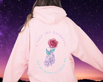 Pastel Goth Clothing Skeleton Hoodie Pastel Goth Pastel Goth Hoodie Soft Goth Mall Goth Pastel Goth Fashion Goth Hoodie Gothic Hoodie