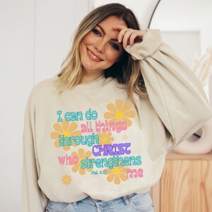 Jesus Sweatshirt Christian Sweatshirt Christian Crewneck Christian Apparel Trust in the Lord Jesus Apparel Aesthetic Clothes Christian Merch