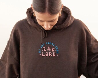Sweat à capuche Jésus Sweat à capuche chrétien Sweat Jésus Confiance dans le Seigneur Jésus Vêtements Sweat chrétien Vêtements esthétiques Christian Merch