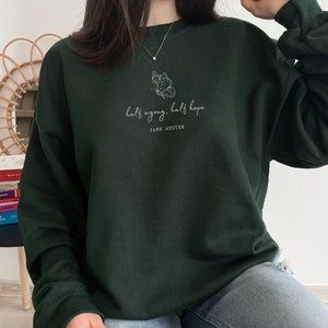 Jane Austen Gifts Dark Academia Light Academia Bookish Sweatshirt Dark Cottagecore Persuasion Book Sweatshirt Aesthetic Clothes Jane Austin