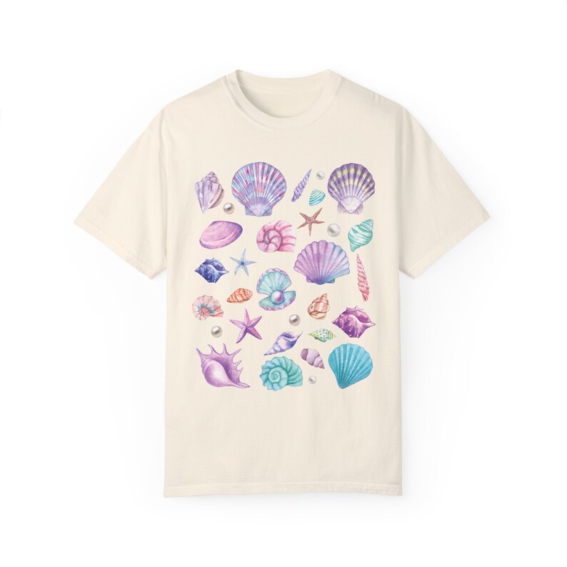 Coconut Girl Mermaidcore-kleding zeemeermintop Op oceaan geïnspireerde stijl Preppy Stuff zeemeerminshirt Preppy kleding zeemeermin Core Stay Salty Ivory