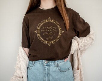 Büchershirt Bibliothekar Shirt Literatur Shirt Renaissance Shirt Büchershirt Bibliothek Shirt Lesen T Shirt Dark Academia Shirt