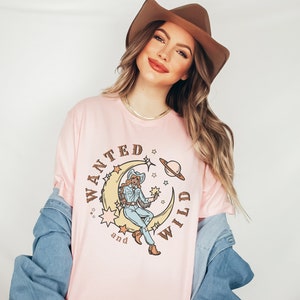 Space Cowgirl Shirt Space Cowgirl Outfit Pink Cowgirl Shirt Disco Cowgirl Tshirt Aesthetic Clothes Western Graphic Tee Vintage Shirt