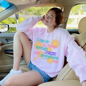 Jesus Sweatshirt Christian Sweatshirt Christian Crewneck Christian Apparel Trust in the Lord Jesus Apparel Aesthetic Clothes Christian Merch