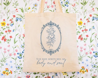 Mr Darcy Pride and Prejudice Jane Austen Geschenke Einkaufstasche Ästhetische Tasche Light Academia Geschenke für Schriftsteller Buchliebhaber Geschenke Buchliebhaber Merch