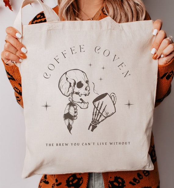 Tote Bag Aesthetic Halloween Tote Bag Halloween Tote Skull Tote Bag Bookish Tote Bag Dark Academia Tote Bag Aesthetic Tote Bag Halloween Bag