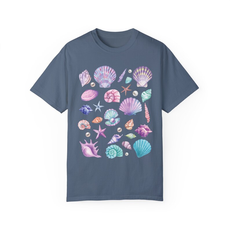 Coconut Girl Mermaidcore-kleding zeemeermintop Op oceaan geïnspireerde stijl Preppy Stuff zeemeerminshirt Preppy kleding zeemeermin Core Stay Salty Blue Jean
