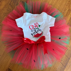 One in a melon 1st Birthday outfit image 1