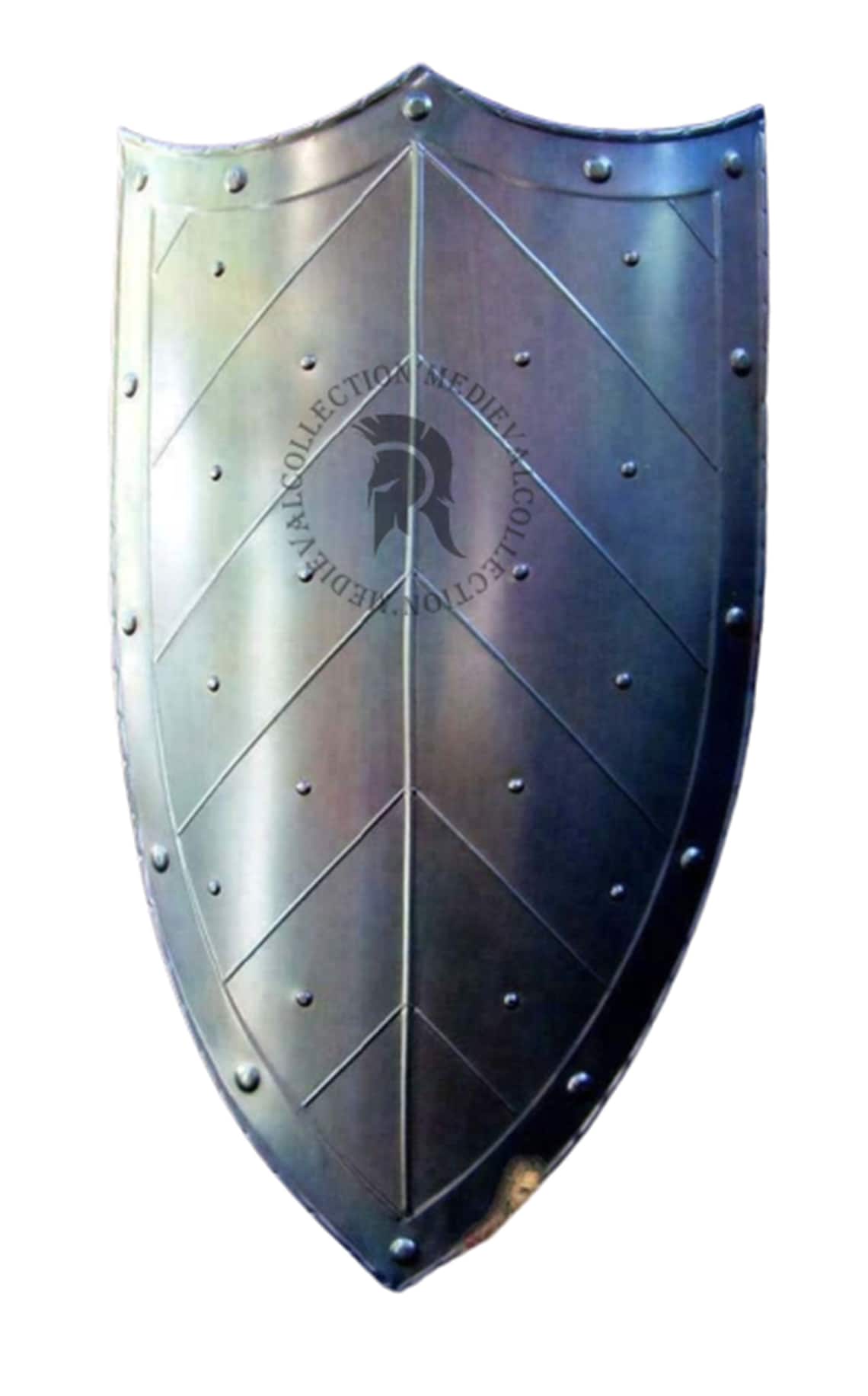 Medieval Knight Handmade Steel Pointed Shield Larp | Etsy