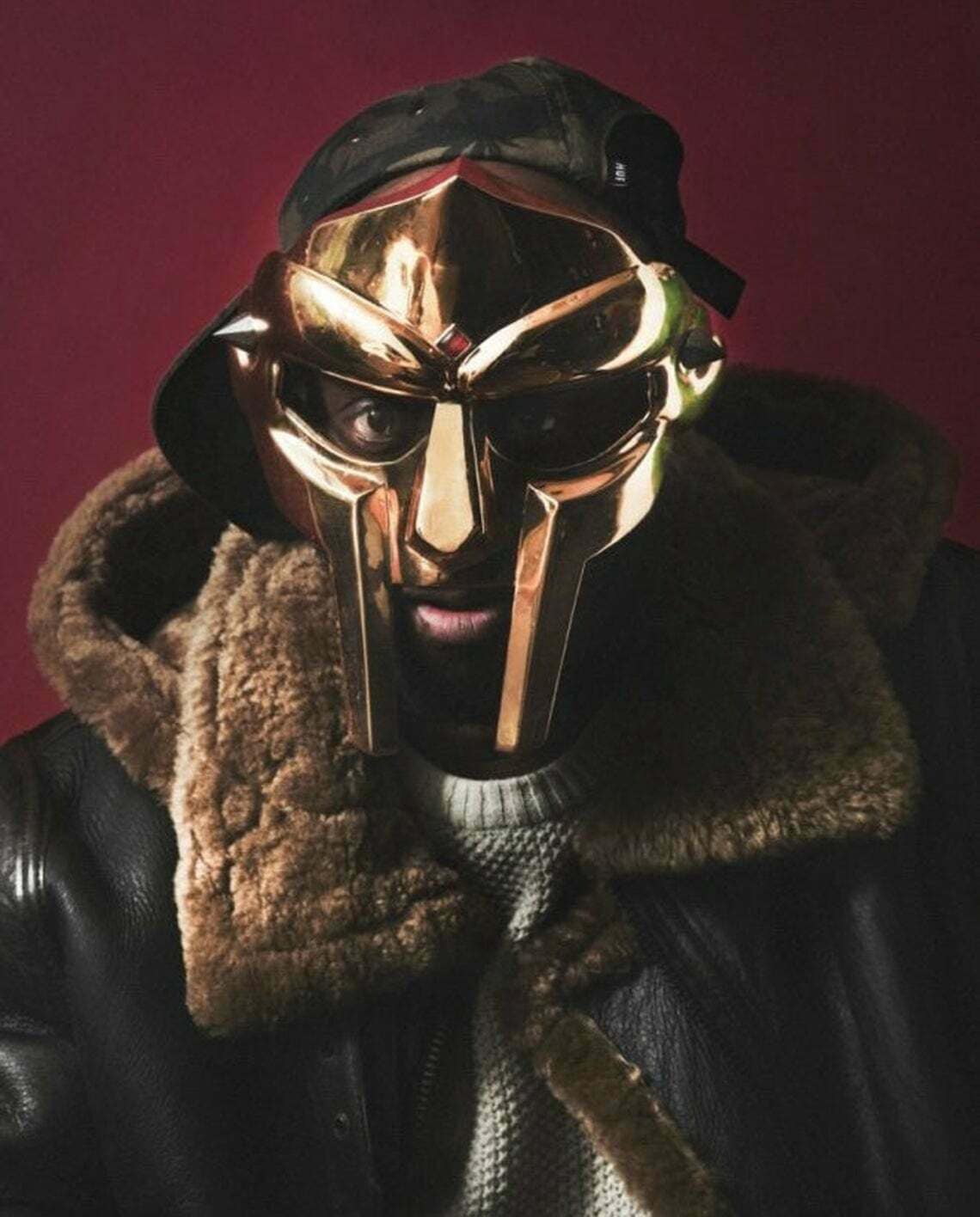MF Doom Gladiator Mask Madvillain Golden Finish Brass Face Etsy UK