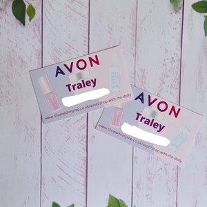 Tarjetas de presentación de Avon con acabado mate, tarjetas para nuevos clientes, tarjetas de presentación, tarjetas personalizadas, tarjetas personalizadas, tarjetas para nuevos representantes