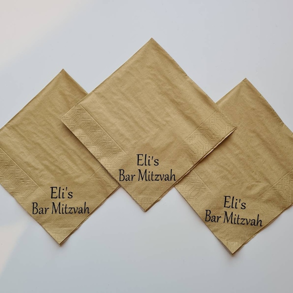 Personalised Christening Party Napkins Etsy UK