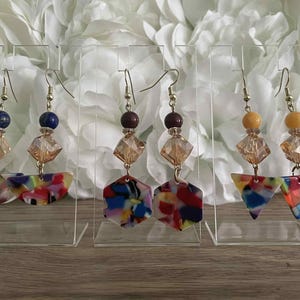 Geometric Acetate Earrings