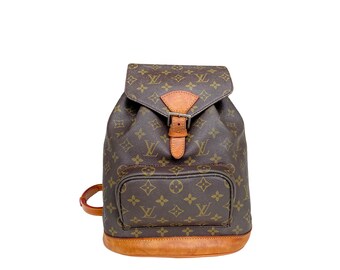 Vintage Louis Vuitton Montsouris Monogram LV BACKPACK Rucksack Travel Purse  School Bag Tote Satchel