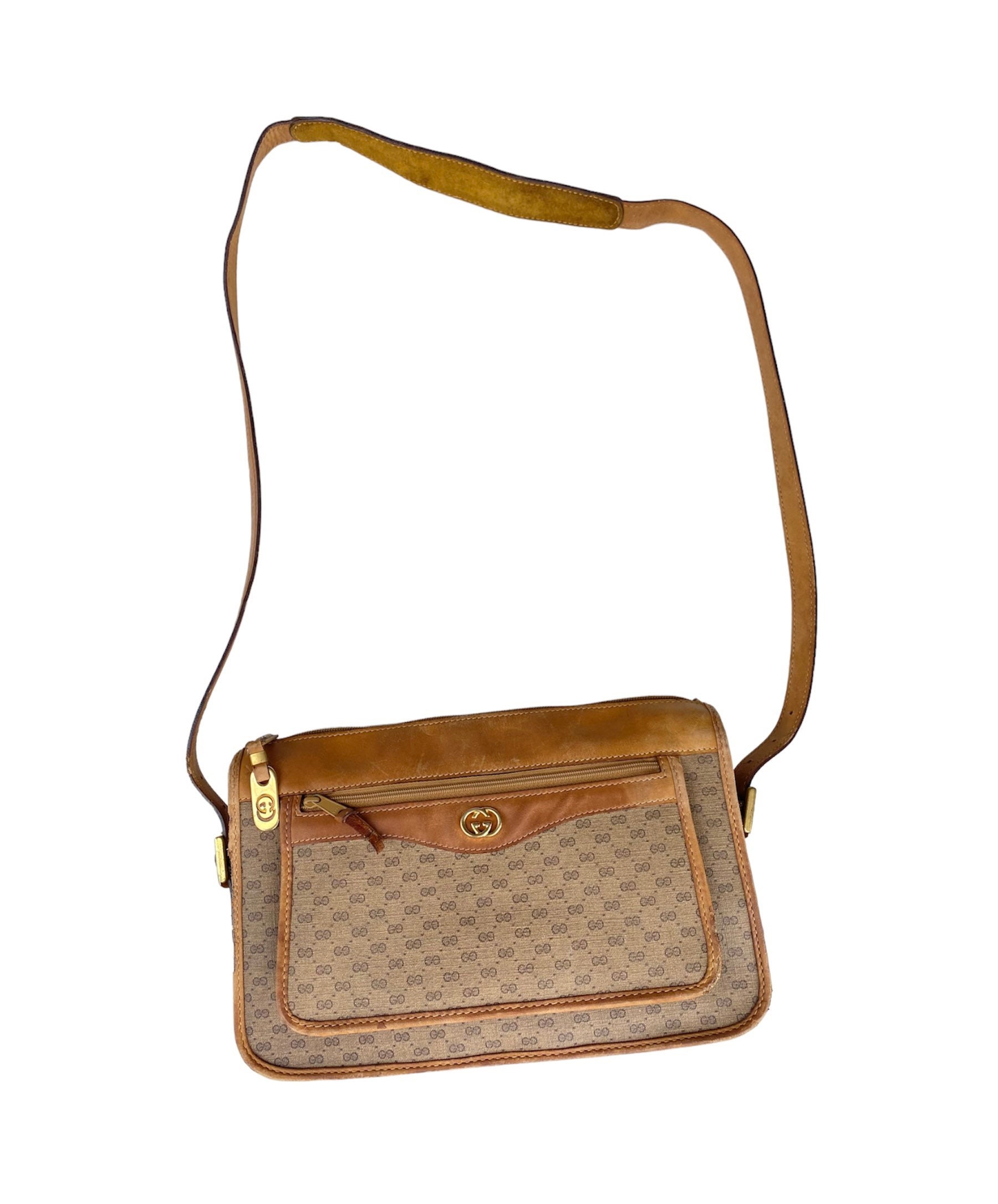 Vintage Gucci Striped Suede Speedy Bag – OMNIA