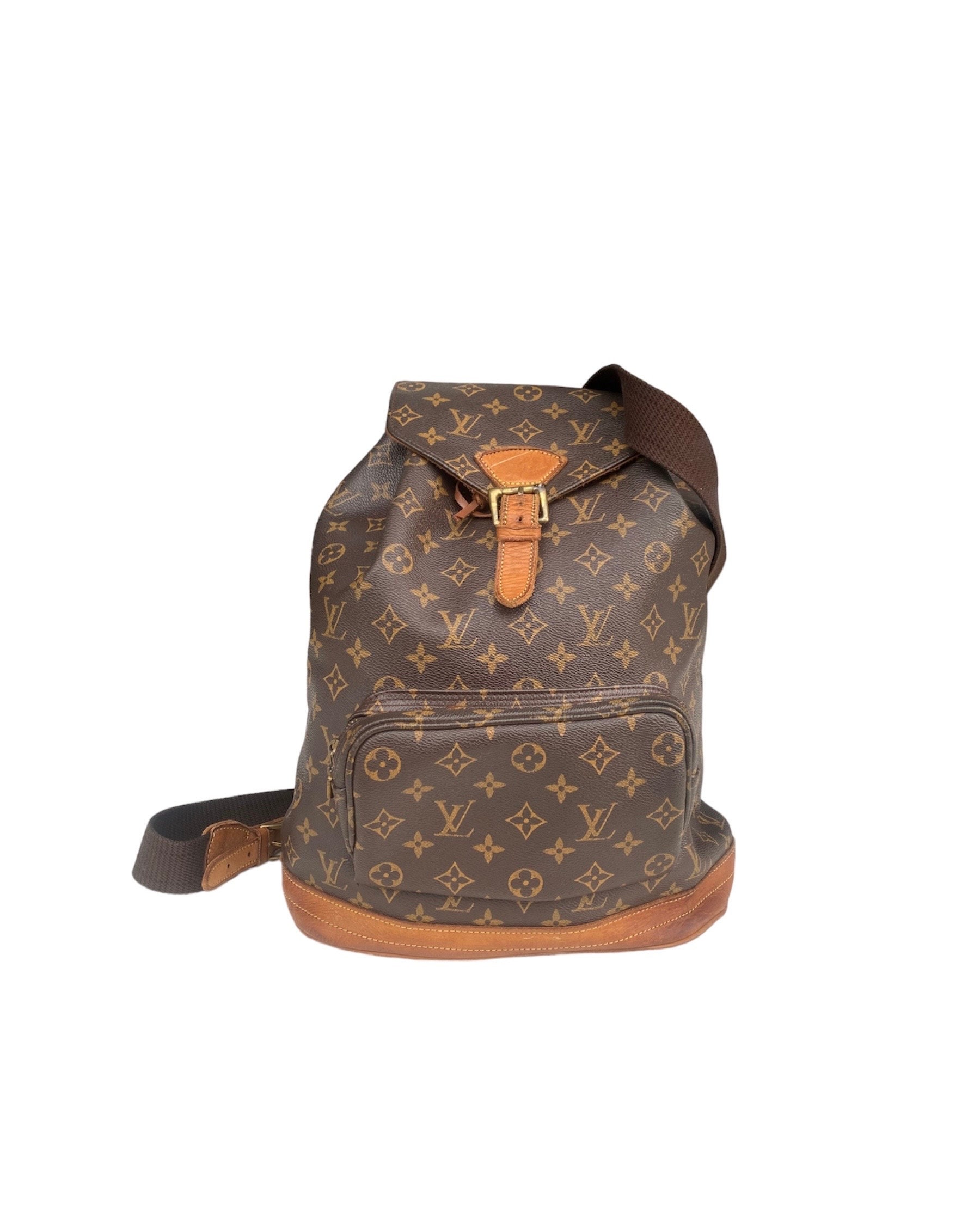 Vintage 1990s Louis Vuitton Monogram Canvas Montsouris Backpack