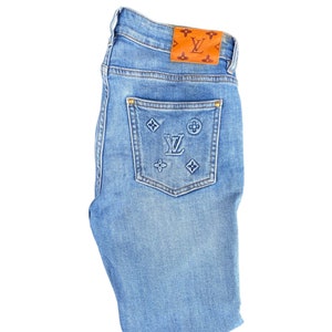 Louis Vuitton LV Spray Denim Pants