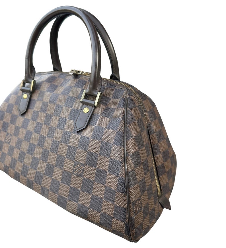 Vintage Louis Vuitton Ribera MM Ebene Damier Bag - Etsy