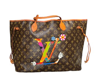 Vintage Louis Vuitton Takashi Murakami Neverfull GM