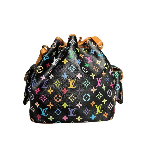 Vintage Louis Vuitton Noe Multicolor Petit Takashi Murakami Shoulder Bag