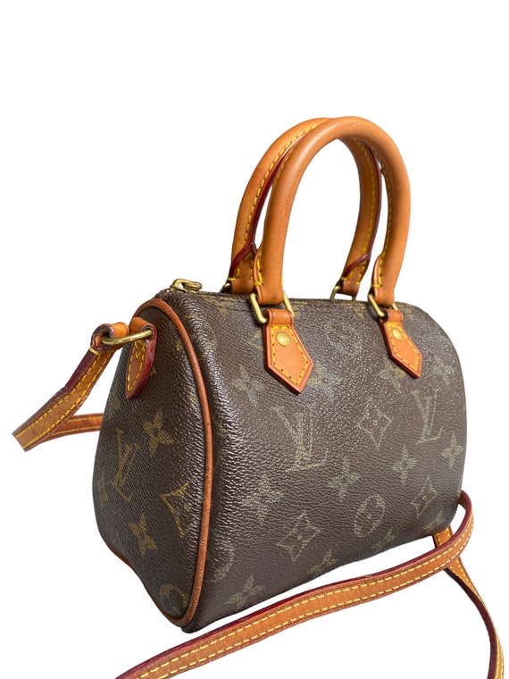 Vintage Louis Vuitton Nano Speedy Shoulder Bag Hand Bag 