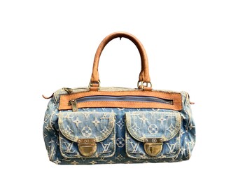 Vintage Louis Vuitton Denim Neo Speedy Bag 