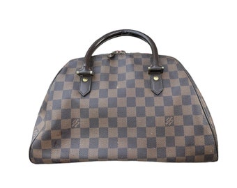 Vintage Louis Vuitton Ribera MM Ebene Damier Bag 