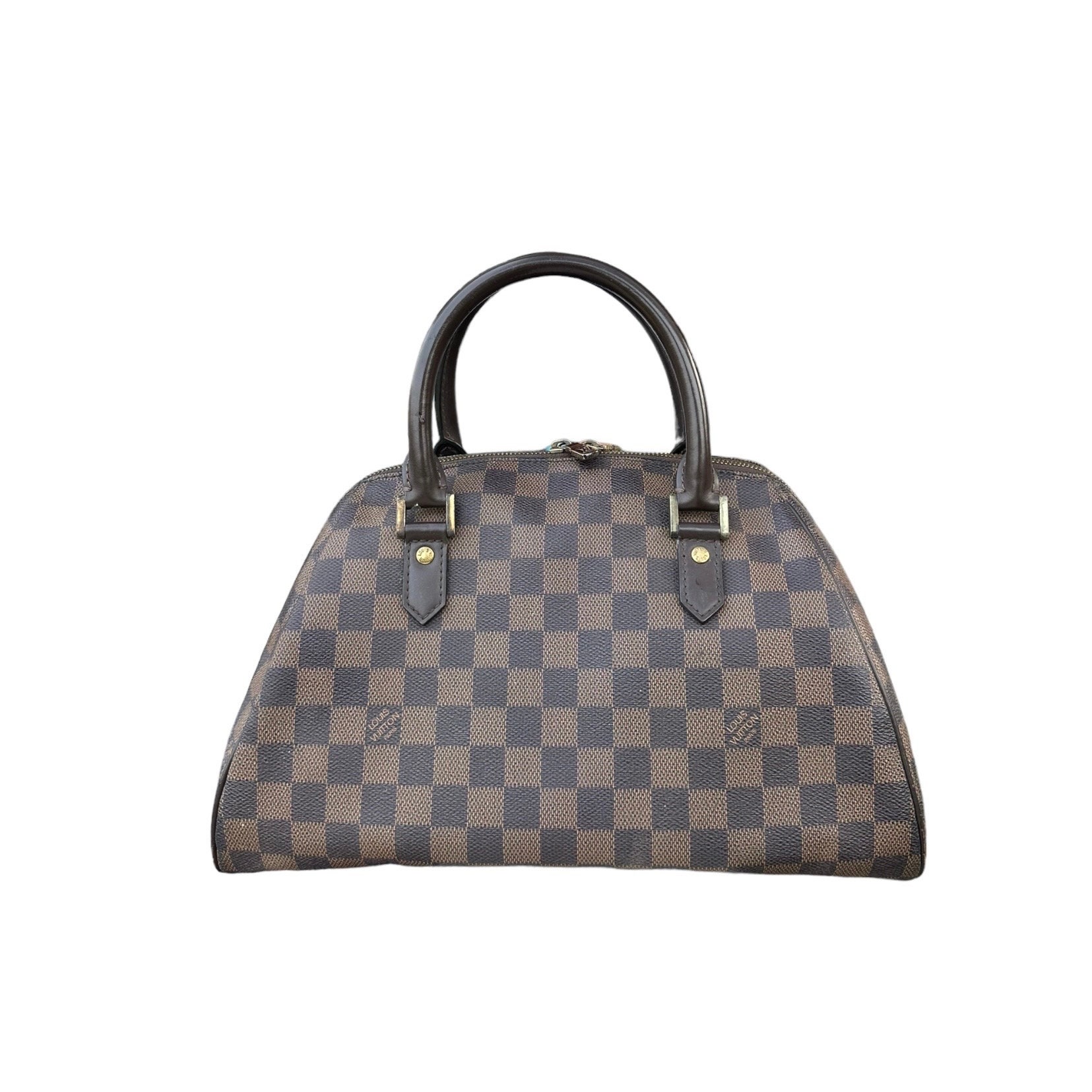 Louis Vuitton Braided Alma Bb Damier Brown Quartz Rose T. Damier Ebene