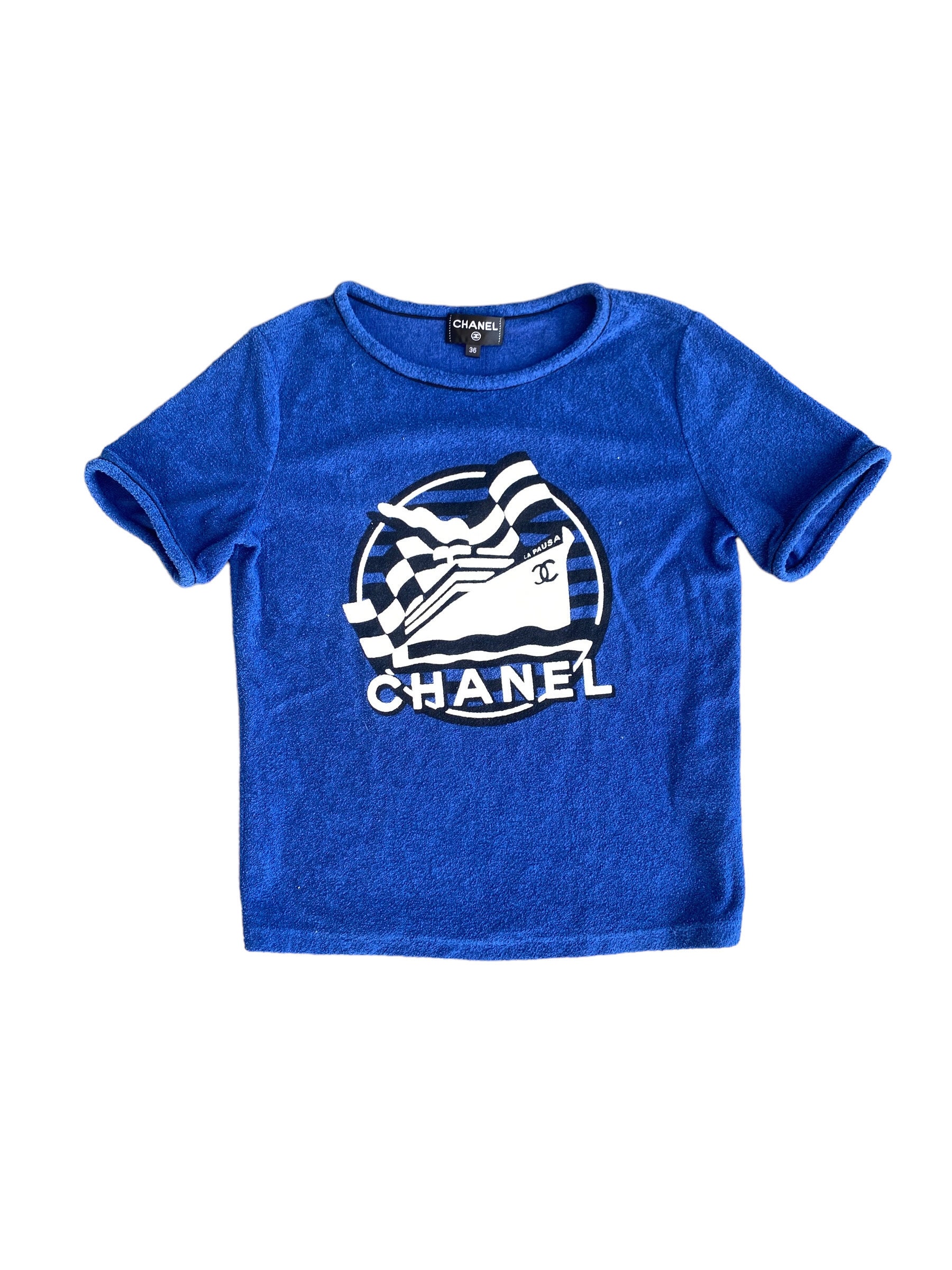 Chanel T Shirt La Pausa Cut and Sewn 