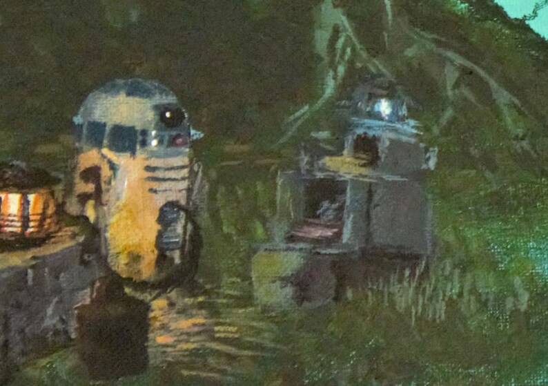 Dagobah Swamp Original Art Print / Poster Etsy