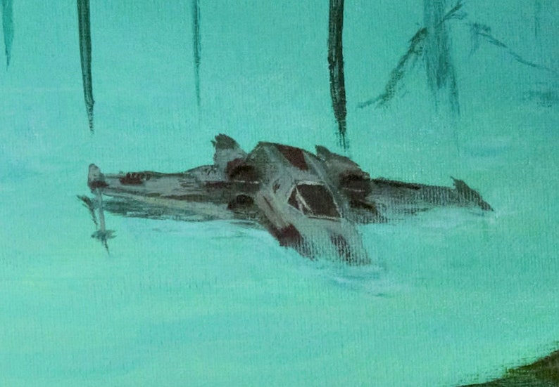 Dagobah Swamp Original Art Print / Poster Etsy