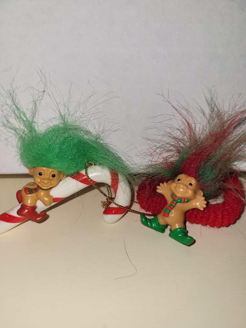 Vintage Christmas Russ Troll Dolls - Etsy