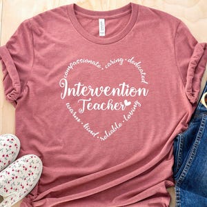 Intervention Teacher Shirt, Intervention Cute Shirt, Early Intervention TShirt, Intervention Squad Tee, Elementary Gift, Intervention Squad