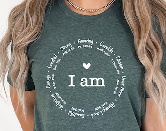 I am Inspiration Shirt, You Are Inspiration Tee, Motivational Shirt, Religious T-shirt, I am Enough Shirt, Positive Quotes Shirt, Self Love